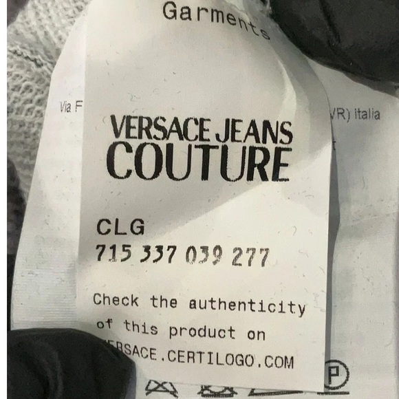 Versace Jeans Couture Baroque Cropped Hoodie – NWT - Picture 8 of 9